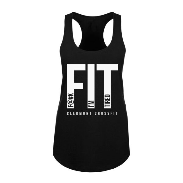 F@#K I'M TIRED - WOMEN'S FITTED TANK - $26WYXG$ Thumbnail