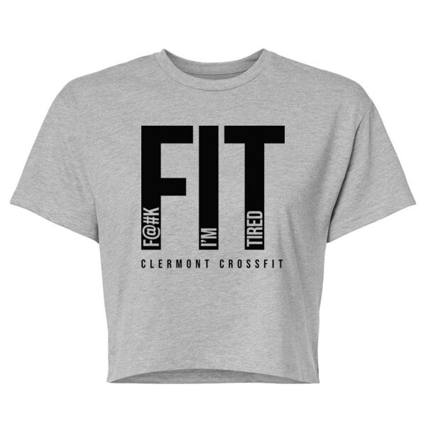 F@#K I'M TIRED - WOMEN'S CROP T-SHIRT - $KK5KZ8$ Thumbnail