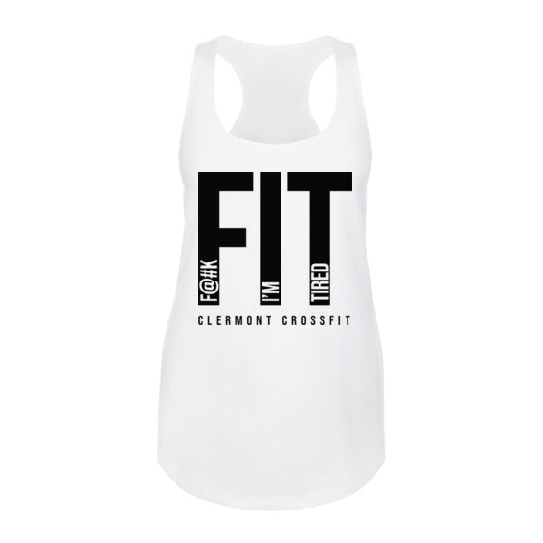 F@#K I'M TIRED - WOMEN'S FITTED TANK - $XN9Z36$ Thumbnail